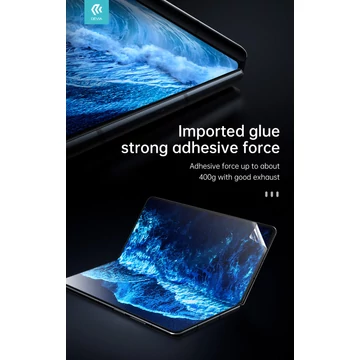 Devia FOLD Hydrogél Fólia - Speciális védelem az összehajtható kijelzők minden ívére.