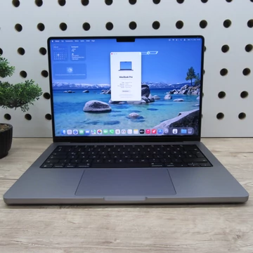 Apple MacBook Pro 14 M1 Pro (2021) 16GB/500GB szép állapot 87% akku 323 ciklus