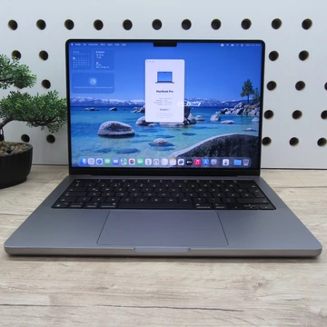 Apple MacBook Pro 14 M1 Pro (2021) 16GB/500GB megkímélt 86% akku 359 ciklus