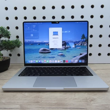Apple MacBook Pro 14 M1 Pro (2021) 16GB/500GB szép állapot 90% akku 265 ciklus