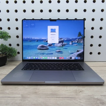 Apple MacBook Pro 16" M1 MAX (2021) 32GB/500GB SSD Space Gray - Tökéletes műszaki állapot - Akku: 93%, 221 ciklus