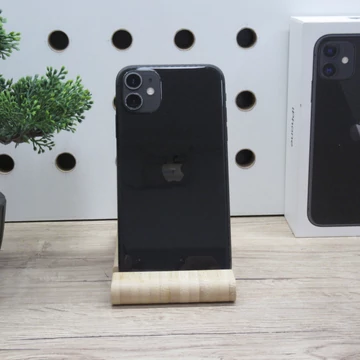 Apple iPhone 11 64GB Black – használt – 100% akku – 6 hónap garancia