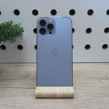 Apple iPhone 13 Pro Max Blue 256GB használt karcmentes – 100% akku – 6 hónap garancia