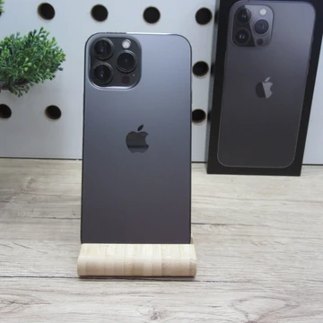 Apple iPhone 13 Pro Max Graphite 128GB használt karcmentes – 100% új akku – 6 hónap garancia