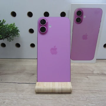 Apple iPhone 16 Plus Pink 128GB használt karcmentes – 94% akku (316 ciklus) – 6 hónap garancia