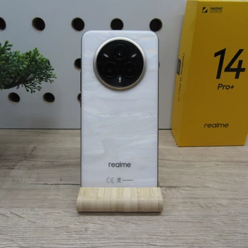 Realme 14 Pro + Pearl White 512GB használt karcmentes – 6 hónap garancia