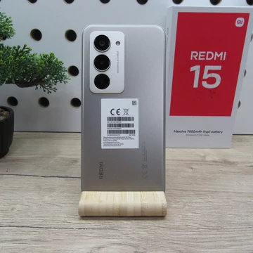 Xiaomi Redmi 15 128GB Titan Gray – Újszerű állapot – 2029. 03. 13. garancia