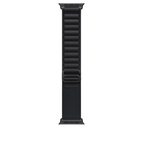 Apple Watch 49mm Loop:  Black Alpine Loop - Large - Black Titanium Finish