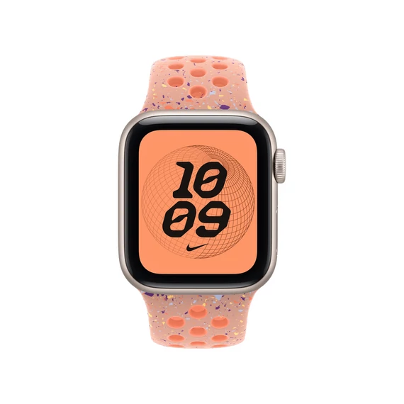 Apple Watch 40mm Band:  Alpenglow Pink Nike Sport Band - M/L
