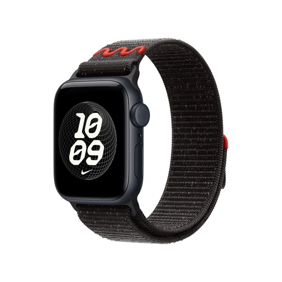 Apple Watch 40mm Loop:  Midnight Black Nike Sport Loop