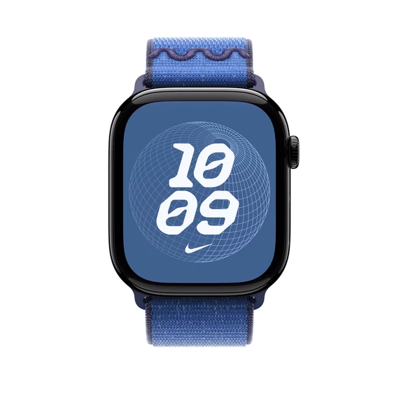Apple Watch 46mm Loop:  Blue Ribbon Nike Sport Loop