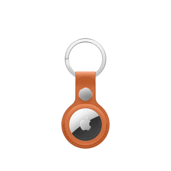 Apple AirTag FineWoven Key Ring - Fox Orange