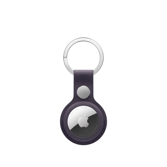 Apple AirTag FineWoven Key Ring - Midnight Purple