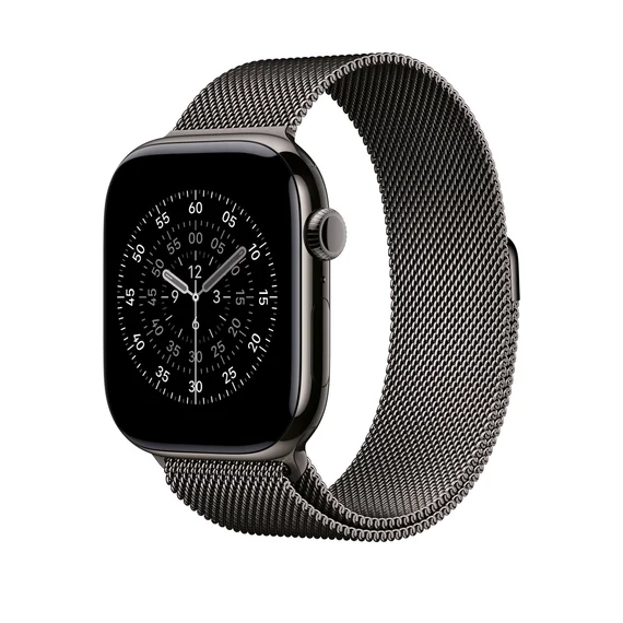 Apple Watch 46mm Loop:  Slate Milanese Loop - S/M