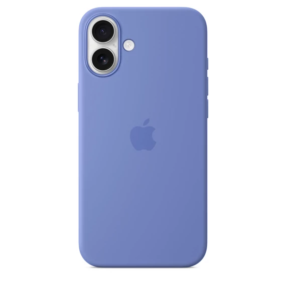 iPhone 16 Plus MagSafe–rögzítésű szilikontok – meténglila