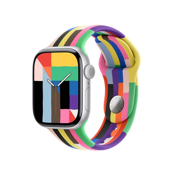 Apple Watch 42mm Band: Pride Edition Sport Band - M/L (SEASONAL)