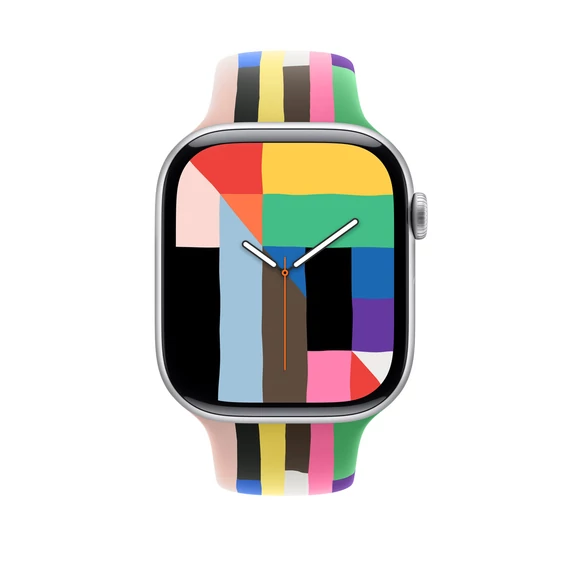 Apple Watch 46mm Band: Pride Edition Sport Band - M/L (SEASONAL)