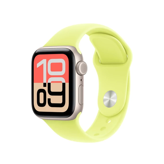 Apple Watch 40mm Band:  Neon Yellow Sport Band - M/L - SEASONAL