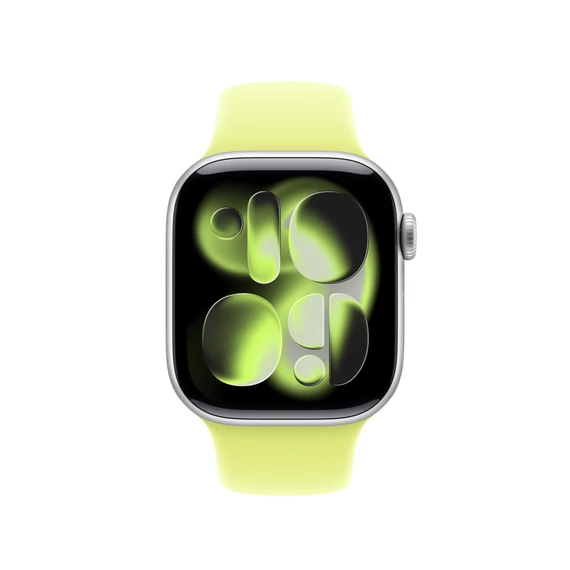 Apple Watch 42mm Band:  Neon Yellow Sport Band - S/M - SEASONAL