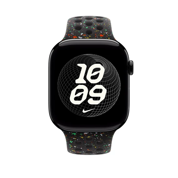Apple Watch 46mm Band:  Midnight Black Nike Sport Band - M/L