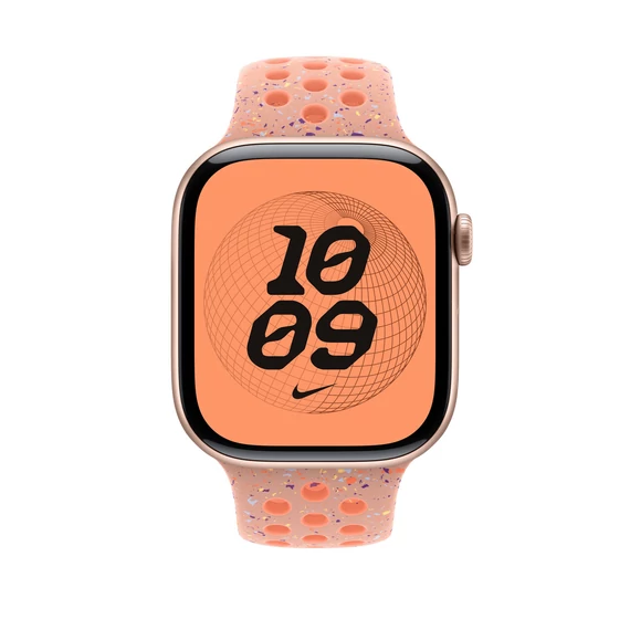 Apple Watch 46mm Band:  Alpenglow Pink Nike Sport Band - S/M
