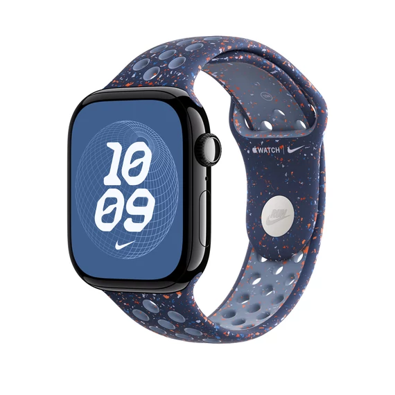 Apple Watch 46mm Band:  Blue Ribbon Nike Sport Band - M/L