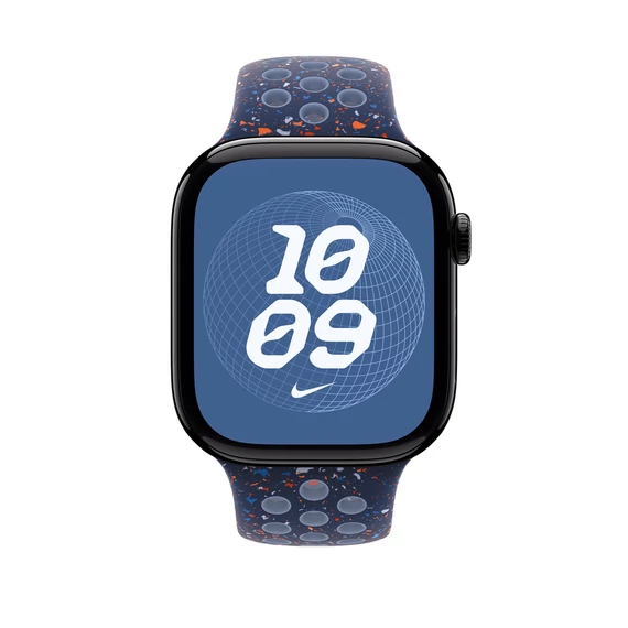 Apple Watch 46mm Band:  Blue Ribbon Nike Sport Band - M/L