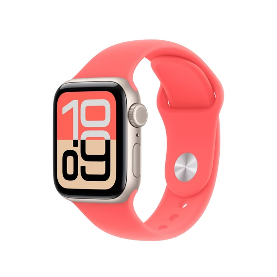 Apple Watch 40mm Sport Band: Bright Guava Sport Band - M/L (SEASONAL)