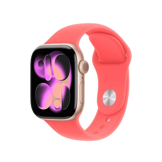 Apple Watch 42mm Band: Bright Guava Sport Band - M/L (SEASONAL)
