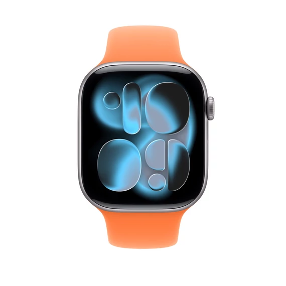 Apple Watch 46mm Sport Band: Clementine Sport Band - S/M (SEASONAL)