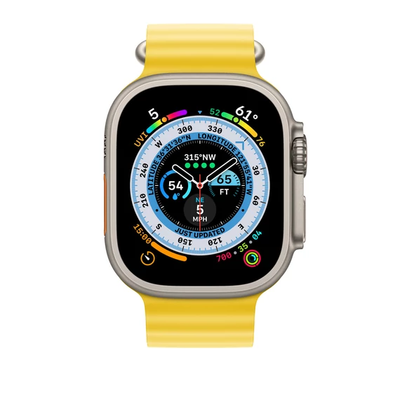 Apple Watch 49mm Band: Yellow Ocean Band Extension