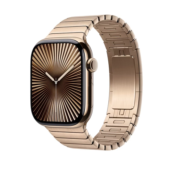 Apple Watch 46mm Link Bracelet:  Gold Link Bracelet