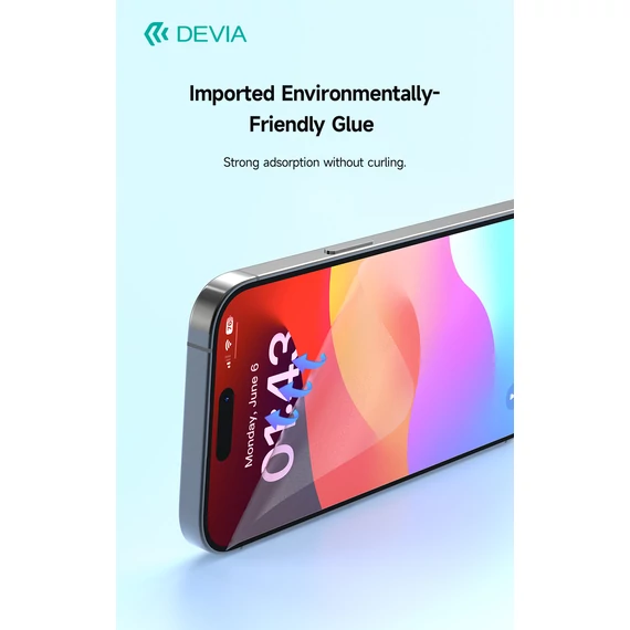 Devia GRS MATT Intelligens Hidrogél Fólia Környezettudatos védelem, selymes tapintás és tükröződésmentes kijelző.