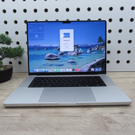 Apple MacBook Pro 16 M1 Pro (2021) 16GB/512GB szép állapot 83% akku 217 ciklus