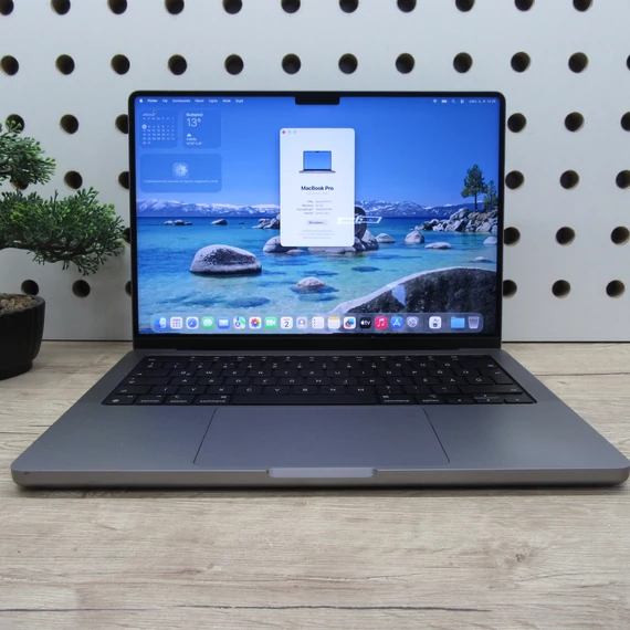 Apple MacBook Pro 14 M1 Pro (2021) 16GB/500GB megkímélt 84% akku 545 ciklus