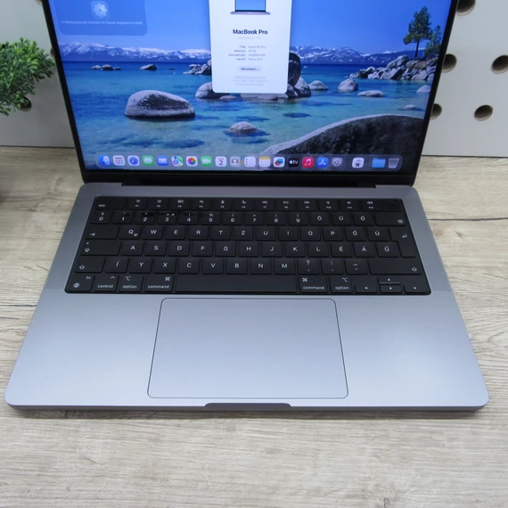 Apple MacBook Pro 14 M1 Pro (2021) 16GB/500GB megkímélt 84% akku 545 ciklus