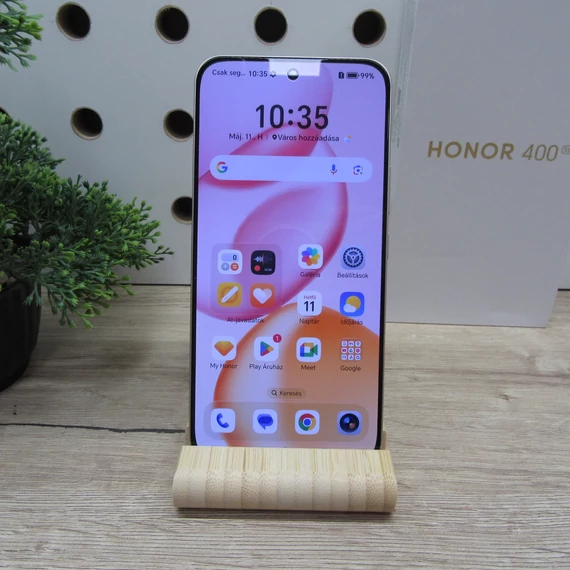 Honor 400 5G 512GB 8GB RAM Desert Gold Újszerű állapotban 2027.03.23-ig garanciával