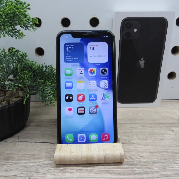 Apple iPhone 11 64GB Black Szép állapot 100% akkumulátor