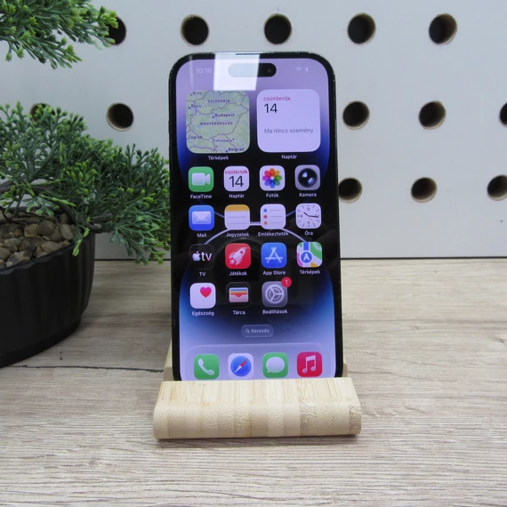 Apple iPhone 14 Pro 128GB Space Black Használt 100% akkumulátor