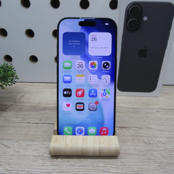 Apple iPhone 17 256GB Black – használt – 100% akku – Apple garancia 2026.12.15-ig