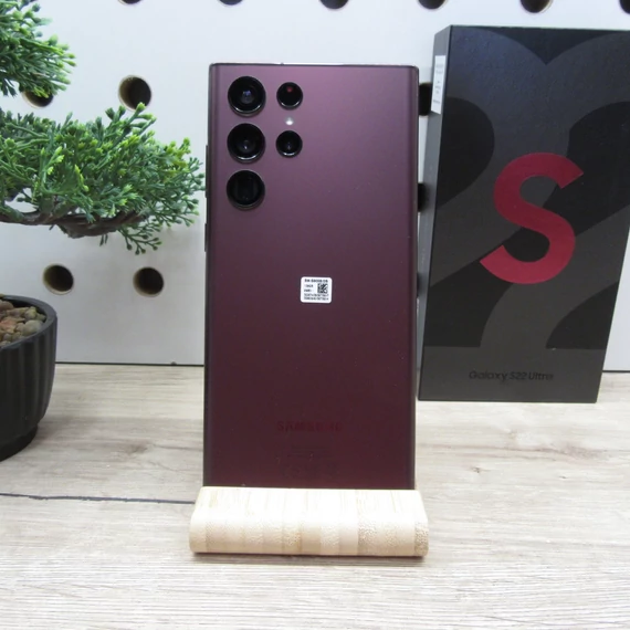 Samsung Galaxy S22 Ultra 128GB Burgundy – Karcmentes állapot – 8GB RAM – 6 hónap garancia