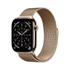 Apple Watch S11 Cellular 42mm Gold Titanium Case with Gold Milanese Loop