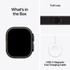 Apple Watch Ultra 3 Cellular 49mm Black Titanium Case with Black/Charcoal Trail Loop - S/M