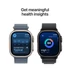 Apple Watch Ultra 3 Cellular 49mm Natural Titanium Case with Blue/Bright Blue Trail Loop - S/M