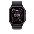 Apple Watch 49mm Loop:  Black Alpine Loop - Medium - Black Titanium Finish