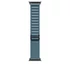 Apple Watch 49mm Loop:  Light Blue Alpine Loop - Medium - Black Titanium Finish