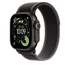 Apple Watch 49mm Loop:  Black/Charcoal Trail Loop - M/L - Black Titanium Finish