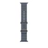 Apple Watch 49mm Band:  Anchor Blue Ocean Band Extension - Natural Titanium Finish
