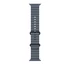 Apple Watch 49mm Band:  Anchor Blue Ocean Band - Black Titanium Finish