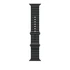 Apple Watch 49mm Band:  Black Ocean Band - Natural Titanium Finish